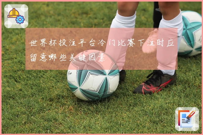 世界杯投注平台冷门比赛下注时应留意哪些关键因素